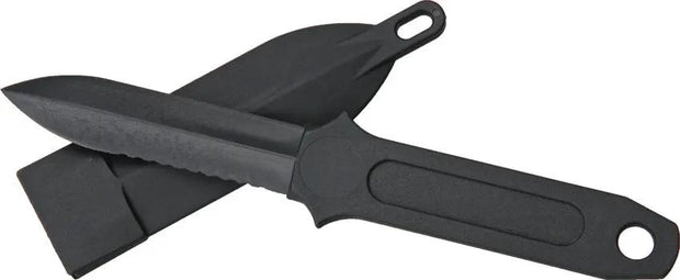 CIA MIL1023 Sticker Knife MIL1023S - 7 Inch Overall 3 Inch Double Edge Blade Partially Serrated On One Side by Miscellaneous