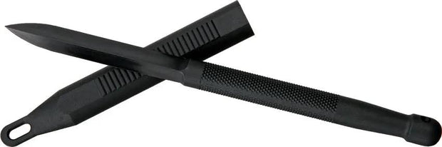 CIA Sticker Knife MIL1013 DART MIL1013S - 8 Inch Triangular Blade With Checkered Inlay Grip by Miscellaneous