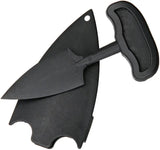 Unbranded T-Handle Push Dagger MIL1053 - One Piece Black Polycarbonate Construction, Fingergrooved Handle, Belt Sheath by Miscellaneous