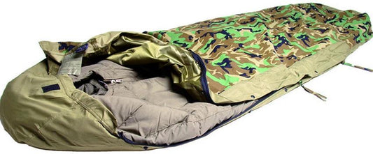 Mil-Tec Woodland Camo Sleeping Bag C 14115020 by Mil-Tec