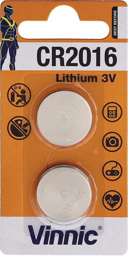 Miscellaneous Pack of 2 CR2016 Battery by Miscellaneous