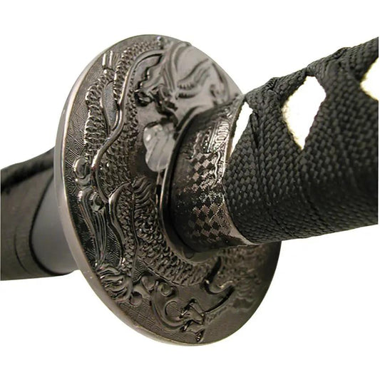 EmberForge Oriental Sword SW-319 - Stainless Blade, Rayskin Wrapped Handle, Tsuba Guard by Miscellaneous