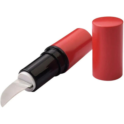 Miscellaneous Lipstick Knife Red and Black FF 273RD Twist Open Satin Stainless Blade Red and Black ABS Handle by Miscellaneous