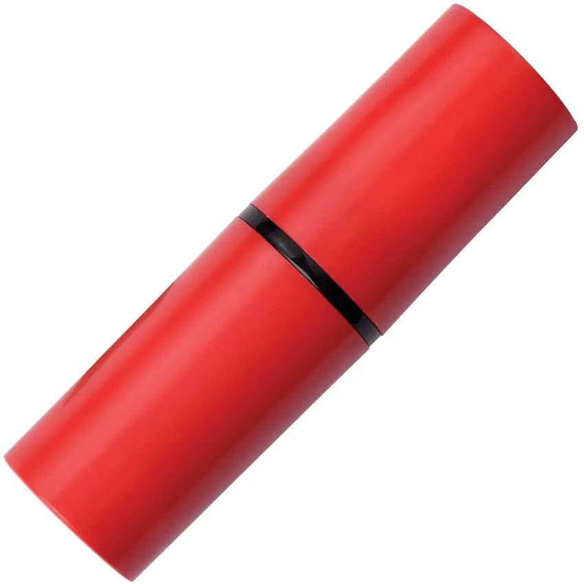 Miscellaneous Lipstick Knife Red and Black FF 273RD Twist Open Satin Stainless Blade Red and Black ABS Handle by Miscellaneous