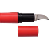 Miscellaneous Lipstick Knife Red and Black FF 273RD Twist Open Satin Stainless Blade Red and Black ABS Handle by Miscellaneous