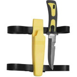 Mil-Tec Frogman Diving Knife 15381015 - 9.25 Inch Overall Satin Partially Serrated Blade by Mil-Tec
