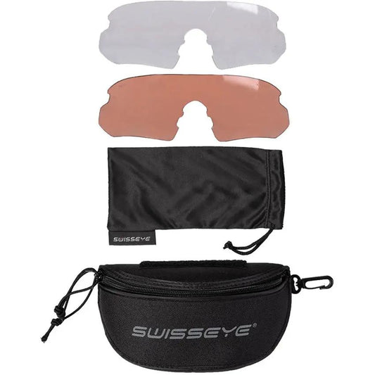 Swisseye Nighthawk Sunglasses - Smoke Lenses With Anti Fog And Anti Scratch Coatings by Miscellaneous