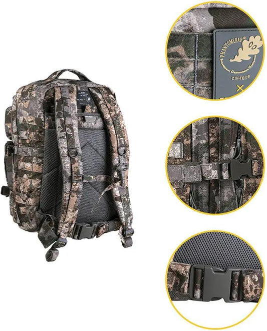 Mil-Tec Assault Backpack Large - 36L Tactical Pack With Hydration Sleeve And Multiple Pockets by Mil-Tec