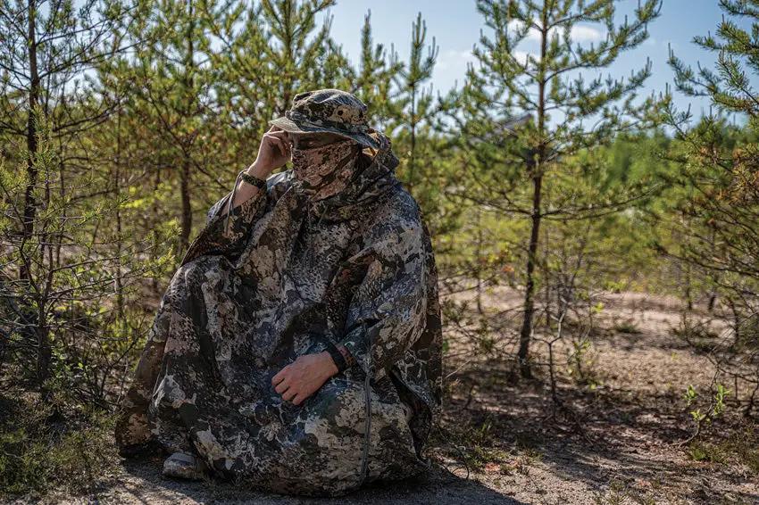 Mil-Tec Z2 Ripstop Wet Weather Poncho - Waterproof Rain Gear That Doubles As A Tarp by Mil-Tec