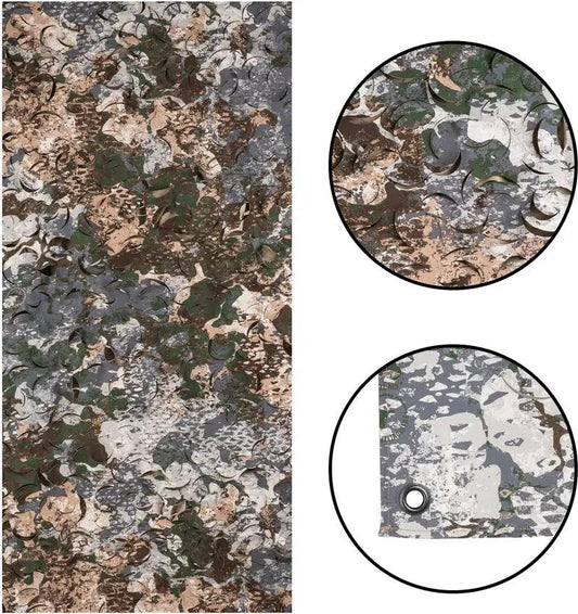 Mil-Tec Laser Cut Net 14460065 - Outdoor Camouflage Netting With Eyelets For Equipment And Sun Protection 60x118 Inches by Mil-Tec
