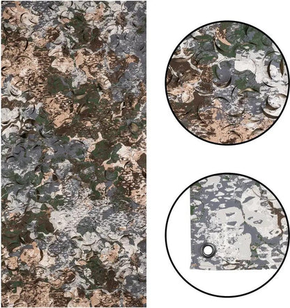 Mil-Tec Laser Cut Net 14460065 - Outdoor Camouflage Netting With Eyelets For Equipment And Sun Protection 60x118 Inches by Mil-Tec