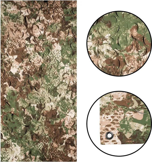 Mil-Tec Laser Cut Net 14460066 - Durable Nylon Camouflage Net For Cover Sun Protection And Equipment Concealment by Mil-Tec