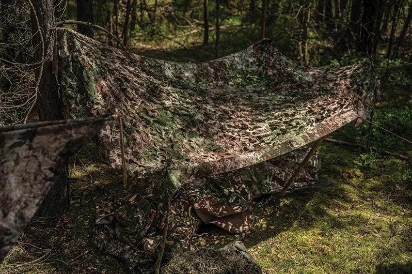 Mil-Tec Laser Cut Net 14460066 - Durable Nylon Camouflage Net For Cover Sun Protection And Equipment Concealment by Mil-Tec