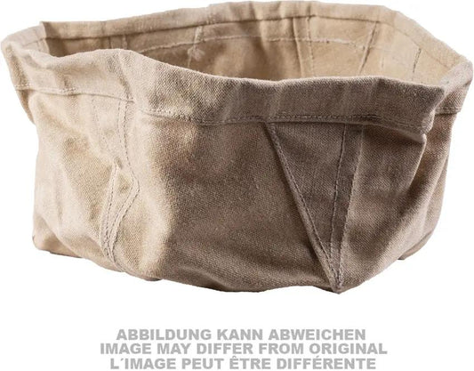 Belgian Collapsible Bowl - Durable Canvas Construction Off White Ideal For Travel And Camping by Miscellaneous