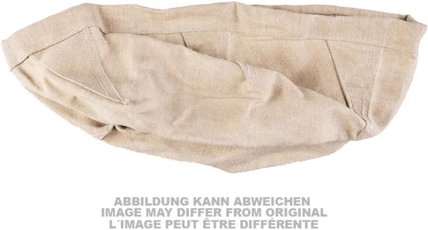 Belgian Collapsible Bowl - Durable Canvas Construction Off White Ideal For Travel And Camping by Miscellaneous