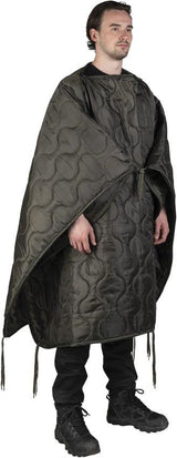 Mil-Tec OD Multifuction Poncho Liner 14424501 by Mil-Tec