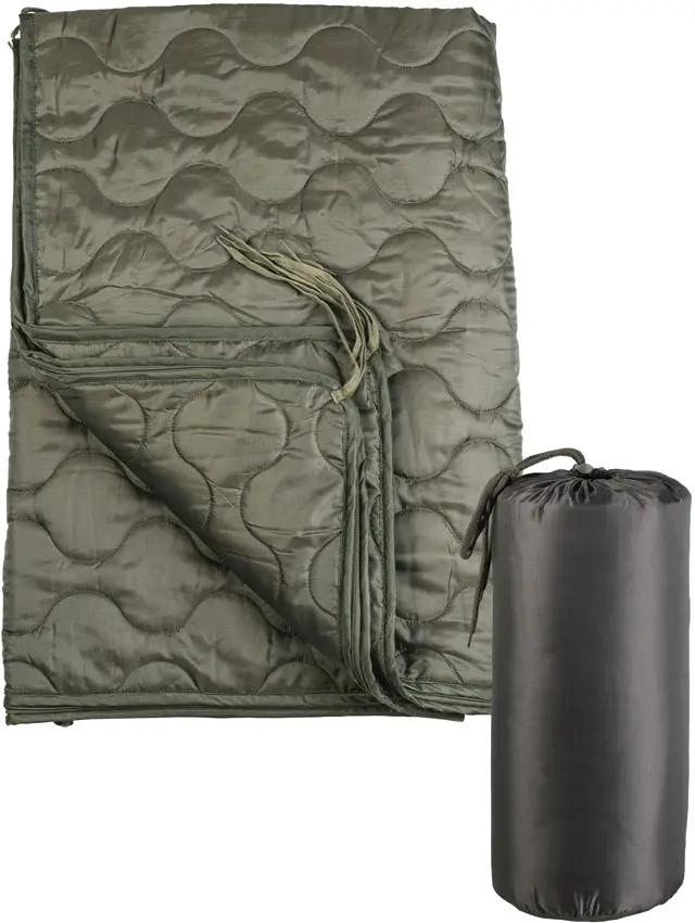 Mil-Tec OD Multifuction Poncho Liner - Versatile Insulating Liner For Poncho Quilt Pillow Or Emergency Sleeping Bag by Mil-Tec