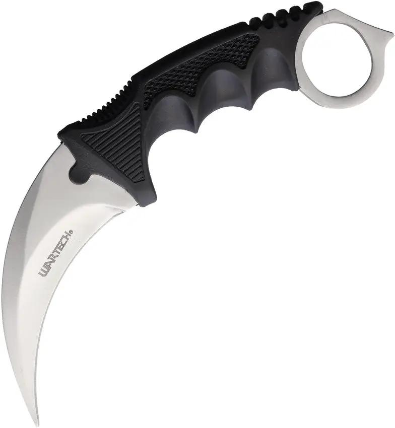 Miscellaneous Neck Knife YC-9115-CH - 7.5 Inch Overall With Satin 3.25 Inch Blade Extended Tang Finger Ring by Miscellaneous