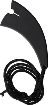 Miscellaneous Neck Knife YC-9115-CH - 7.5 Inch Overall With Satin 3.25 Inch Blade Extended Tang Finger Ring by Miscellaneous