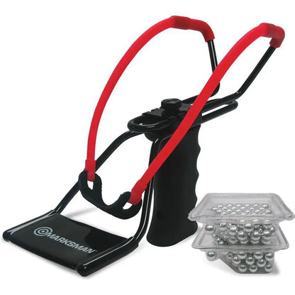 Marksman Adjustable Slingshot 3060K - Fully Adjustable Yoke With Hyper Velocity Band For Superior Power by Marksman