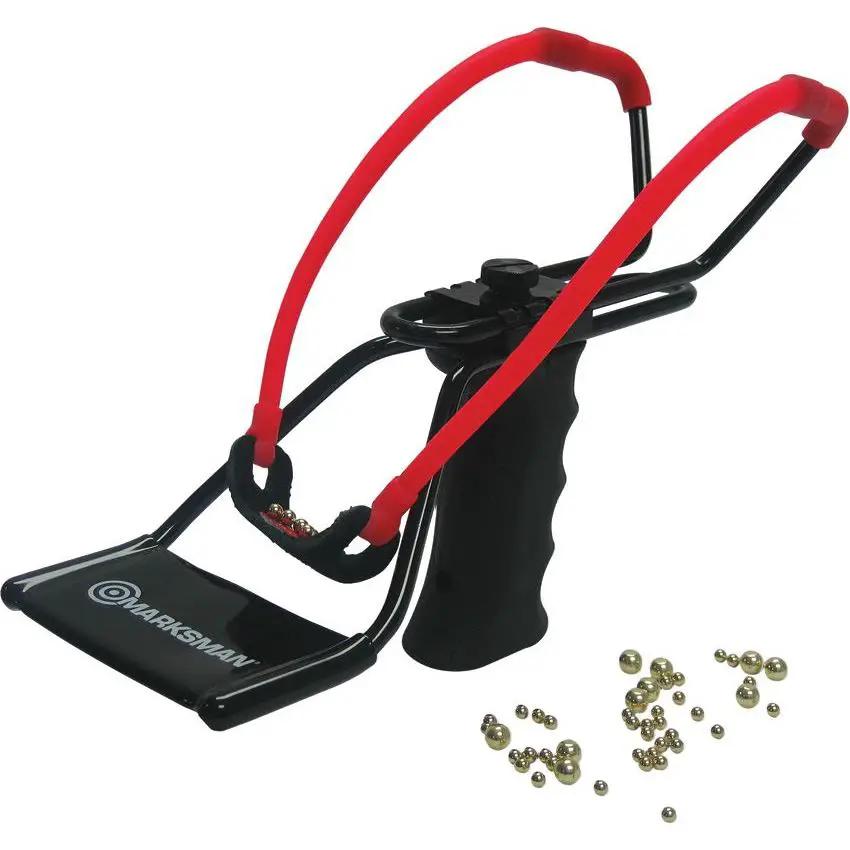 Marksman Adjustable Slingshot 3060K - Fully Adjustable Yoke With Hyper Velocity Band For Superior Power by Marksman