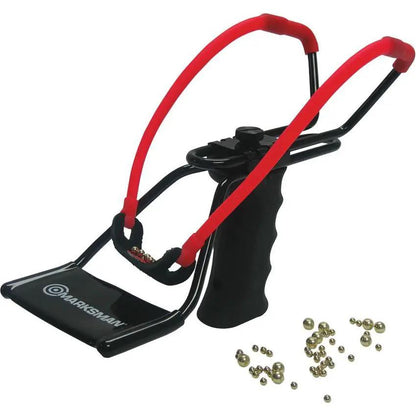 Marksman Adjustable Slingshot 3060K - Fully Adjustable Yoke With Hyper Velocity Band For Superior Power by Marksman