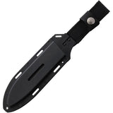 Mac Coltellerie Outdoor Fixed Blade 631 - Nitro V Sawback With Satin Finish, Full Tang, Black Rubber Handle by Mac Coltellerie