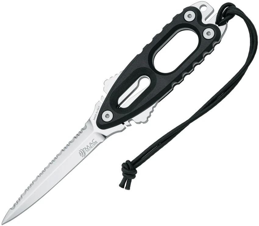Mac Coltellerie Gunster Dive Knife Black TPE MC GNR11.N by Mac Coltellerie