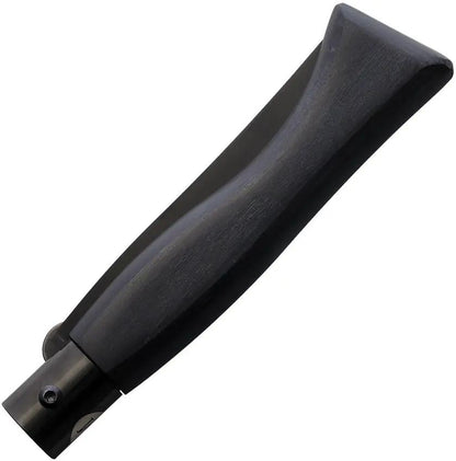 Main Knives Italian Linerlock - Black Titanium Coated Stainless Blade With Black Wood Handle by MAIN Knives