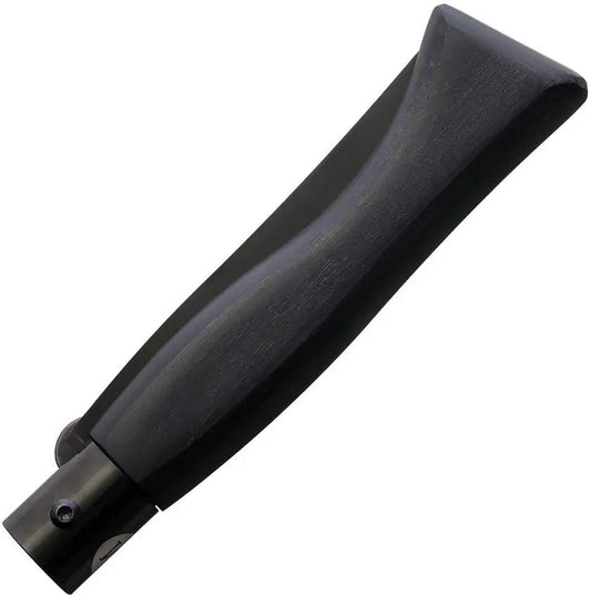 Main Knives Italian Linerlock - Black Titanium Coated Stainless Blade With Black Wood Handle by MAIN Knives
