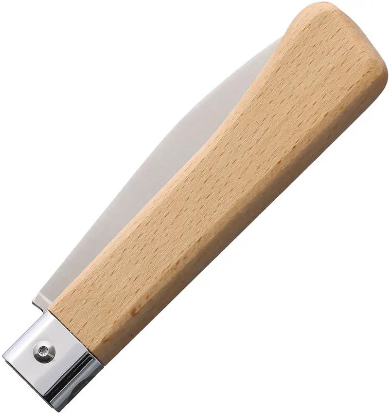 Main Knives Workers Linerlock Beech 1000 - Natural Beech Wood Handle With Satin 3 Inch Drop Point Blade by MAIN Knives