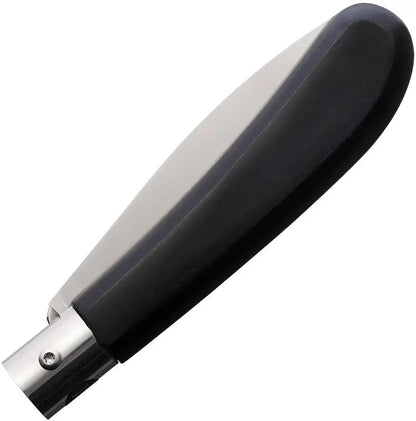 Main Knives German Line Linerlock Black 1200 - Satin Finish Blade Black Wood Handle by MAIN Knives