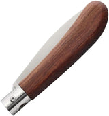Main Knives German Line Linerlock Bubinga 1201 - Satin Finish Drop Point Blade Bubinga Wood Handle by MAIN Knives