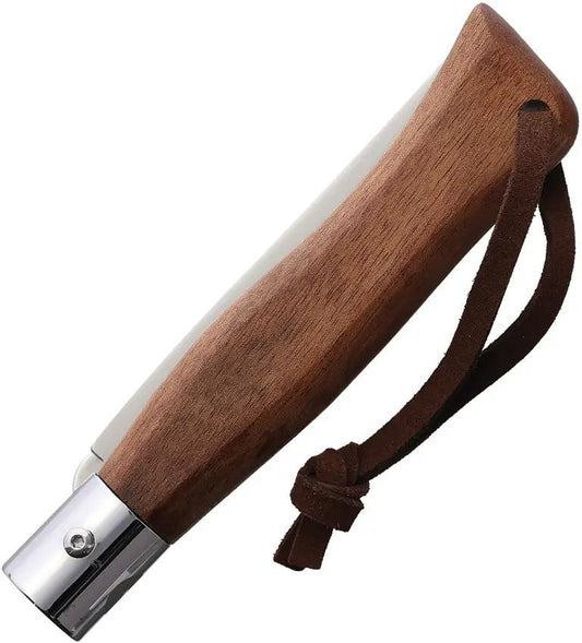 Main Knives Urban Linerlock Bubinga 2000-L5 - Satin Stainless Blade, Bubinga Wood Handle, Lanyard Hole by MAIN Knives