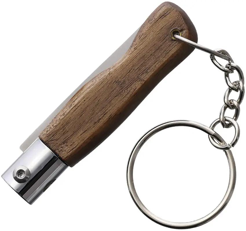 Main Knives Mini Pocket Folder Walnut 6002 - Compact EDC Knife With Satin Blade And Walnut Handle by MAIN Knives