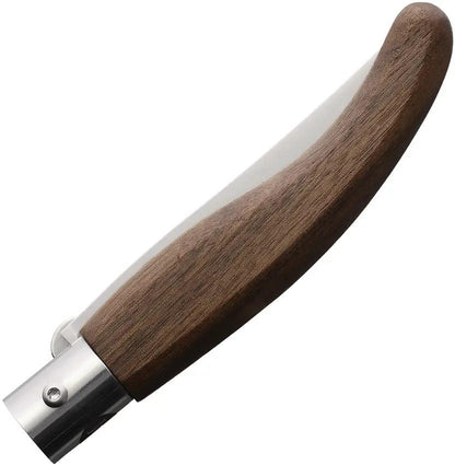 Main Knives Spanish Linerlock Walnut 9003 - 3.5 Inch Satin Blade, Walnut Handle, Stainless Bolsters by MAIN Knives