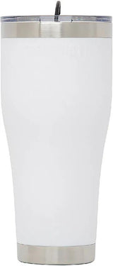 Mammoth Rover Tumbler 30oz White - Double Walled Vacuum Insulation Keeps Drinks Hot 12 Hours Cold 36 Hours by Mammoth