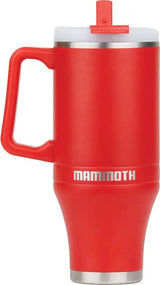 Mammoth Ascent Tumbler 40oz Red - Double Walled Vacuum Insulation Keeps Beverages Hot 12H Or Cold 36H by Mammoth