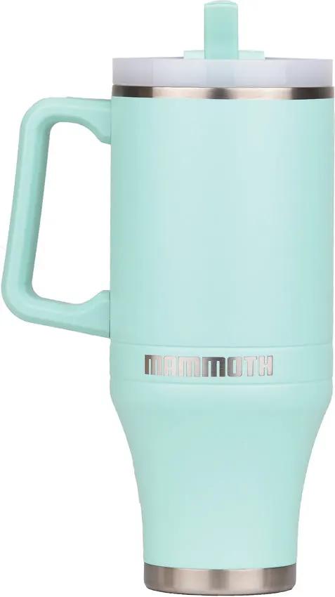 Mammoth Ascent Tumbler 40oz Sea Foam - Double Walled Vacuum Insulation Keeps Beverages Hot 12 Hours Cold 36 Hours by Mammoth