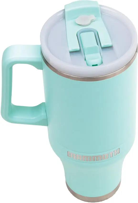 Mammoth Ascent Tumbler 40oz Sea Foam - Double Walled Vacuum Insulation Keeps Beverages Hot 12 Hours Cold 36 Hours by Mammoth