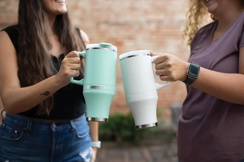 Mammoth Ascent Tumbler 40oz Sea Foam - Double Walled Vacuum Insulation Keeps Beverages Hot 12 Hours Cold 36 Hours by Mammoth