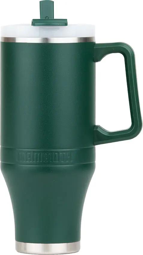 Mammoth Ascent Tumbler 40oz Dark Green - Double Wall Vacuum Insulation Keeps Beverages Hot 12 Hours Or Cold 36 Hours by Mammoth
