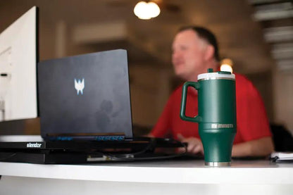 Mammoth Ascent Tumbler 40oz Dark Green - Double Wall Vacuum Insulation Keeps Beverages Hot 12 Hours Or Cold 36 Hours by Mammoth