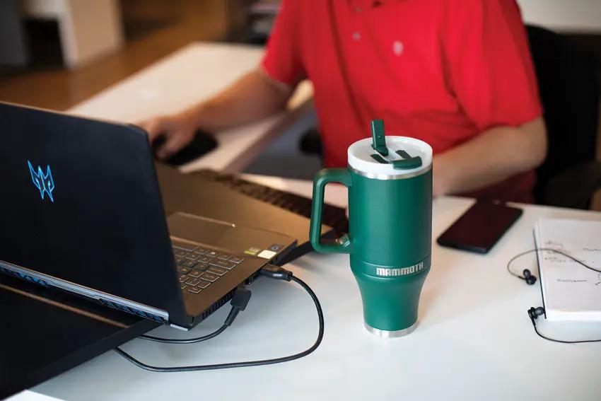 Mammoth Ascent Tumbler 40oz Dark Green - Double Wall Vacuum Insulation Keeps Beverages Hot 12 Hours Or Cold 36 Hours by Mammoth