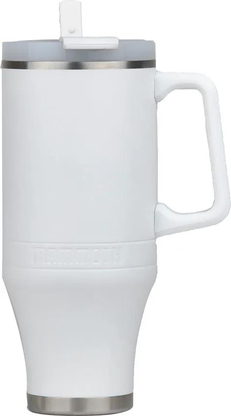 Mammoth Ascent Tumbler 40oz White - Double Walled Vacuum Insulation Keeps Drinks Hot 12 Hours Cold 36 Hours by Mammoth