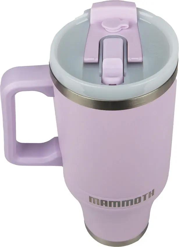 Mammoth Ascent Tumbler 40oz Lavender - Double Walled Vacuum Insulation Keeps Drinks Hot 12 Hours Cold 36 Hours by Mammoth