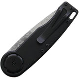 Mantis Gearhead Linerlock Damascus - Gear Assisted Opening With Copper Gear Ring by Mantis