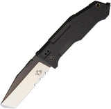 Mantis Folding Pry II MT7-2.AS - 4.75 Inch Closed Linerlock With 3.25 Inch Partially Serrated Blade And Glass Breaker by Mantis