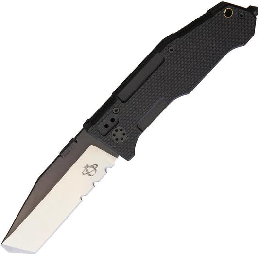 Mantis Folding Pry II MT7-2.AS - 4.75 Inch Closed Linerlock With 3.25 Inch Partially Serrated Blade And Glass Breaker by Mantis