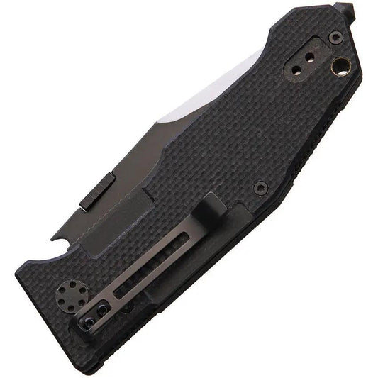 Mantis Folding Pry II MT7-2.AS - 4.75 Inch Closed Linerlock With 3.25 Inch Partially Serrated Blade And Glass Breaker by Mantis